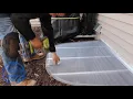 Fabication and installation of a large 60x38 custom window well cover