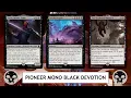 MTG Pioneer Mono Black Devotion - Take Two With Zemo Because I Want to Do the Thing