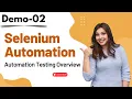 Automation Testing Overview Selenium Tutorial For Beginners Selenium Tutorial Demo 02