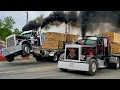 2024 Great Lakes Big Rig Challenge Loaded Uphill Semi Drag Racing Onaway Michigan