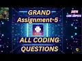 Grand Assignment 5 CCBP Python
