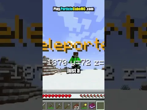 Minecraft server video for ParticleCube SMP