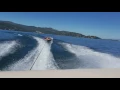 Terry and Joey tubing Flathead Lake Montana