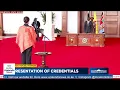 H E Ms Gisele Fernandez Amb designate of Mexico presents her credentials to President Ruto