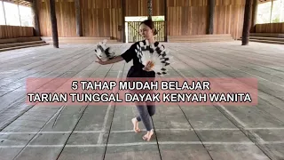 latihan tarian wanita dayak kenyah tarian tunggal wanita dayak cocok untuk pemula