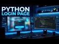 Create a Login Page by using Python VS Code Python Python Tutorial