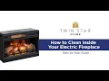 How to Clean the Inside of Your Electric Fireplace Insert