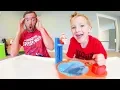 Father Son PLAY HOT TUB HIGH DIVE