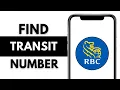 How to Find Transit Number Royal Bank of Canada Find my RBC Transit Number