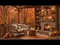 Download Lagu Autumn Porch Ambience 🍁 Relaxing Falling Leaves and Fire Sounds for a Cozy Fall