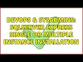 DevOps SysAdmins SQLServer Express Single or Multiple Instance Installation