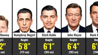Height Comparison of Classic Hollywood Actors