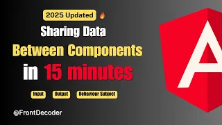 Angular Data Sharing 2025 Master Input Services Signals 15 Min Tutorial