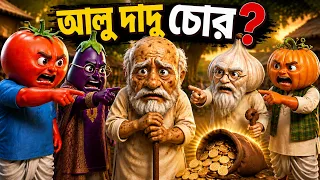 আলু দাদু চোর? 😱 গ্রামের সবচেয়ে বড় রহস্যের বিচার | আবেগের বাংলা গল্প | Moral Story Bangla