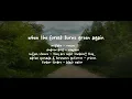 POV you're driving through a lush forest - when the forest turns green again