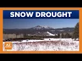 Snow drought impacting northern Arizona this winter