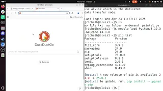 HPC Python day 2 Use packages for Alvis