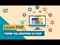What is Form Validation in PHP