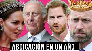 EXCLUSIVA:Carlos le CEDIÓ LA CORONA A WILLIAM a cambio del RETORNO DE HARRY.ABDICACIÓN en un año
