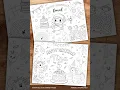 Activity coloring page for kid birt ay