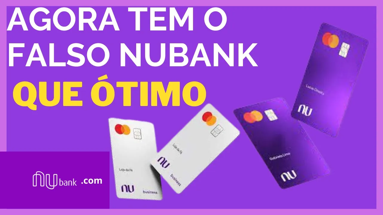ATENÇÃO- CRIADO O FALSO NUBANK PARA PROTEGER O SEU CARTÃO DE CRÉDITO E CONTA por rei dos cartões