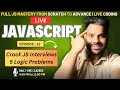 JavaScript Deep Dive - Episode 12 Top 5 JavaScript Logic Questions Explained JS Mastery Live