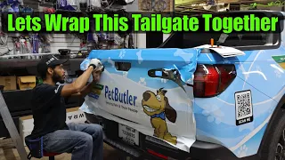 How To Vinyl Wrap A Tailgate