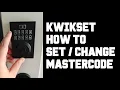 How to Set Change or Delete the Mastercode on Kwikset SmartCode Locks Easy Guide