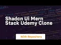 shadcn ui mern stack udemy clone