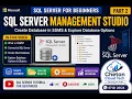 SQL Server Tutorial for Beginners SQL Server Management Studio SSMS Explore Options Part 2
