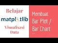 Matplotlib 05 Belajar Bar Plot Bar Chart Belajar Matplotlib Dasar Belajar Visualisasi Data