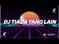 Download Lagu DJ TIADA YANG LAIN REMIX FULL BASS JEDAG JEDUG MENGKANE VIRAL TIKTOK 2023