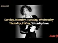 Cherrelle ft. Alexander O'Neal - Saturday Love (Lyrics)