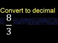 Convert to decimal How To Convert Fractions to Decimals