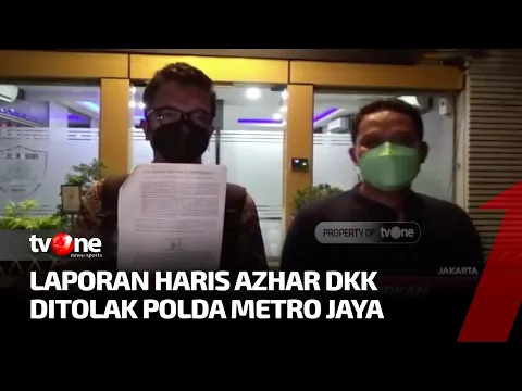 Laporan Haris Azhar Ditolak Polda Metro Jaya