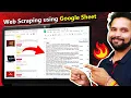 Web Scraping Extract Data from Website using Google Sheet Formula