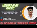 LeadersInAnArray Array java GeeksForGeeks PlacamentPreparationSeries FullExplanationWithCode safdar