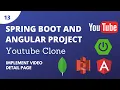 Spring Boot Angular Full Stack Project - Youtube Clone