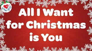 All I Want For Christmas With Lyrics Top Christmas Song Of All Time 