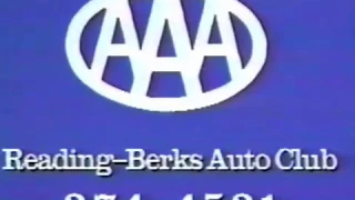 AAA Reading-Berks Auto Club commercial - 1992