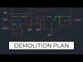 Demolition Plan - AutoCAD for Beginners