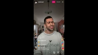 Mahmood Rapide Instagram Live 12 3 20 