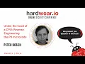Under the hood of a CPU Reverse Engineering the P6 microcode Peter Bosch
