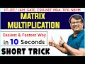 Product Of Matrix Short Trick IIT-JEE Short Cuts Tricks GATE CSIR-NET gajendrapurohit