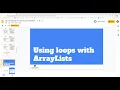 ArrayList forEachLoops and Iterators