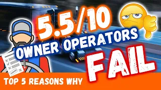 Download TOP 5 Reasons Why Owner Operators FAIL ⚠️ MP3