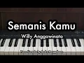 Download Lagu Semanis Kamu - Willy Anggawinata | Piano Karaoke by Andre Panggabean