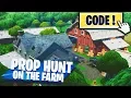 PROP HUNT ON A FARM IN FORTNITE CREATIVE CODE IN DESCRIPTION STRAY KITE FARMS