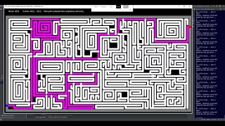Python Maze Generating Algorithm - PathGen v2 4 with long move range