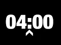 4 Minutes Count-up Timer with No Alarm - Sports